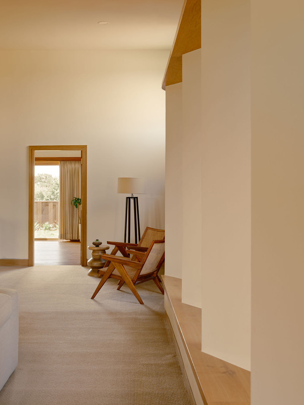 Total Environment craftsmanship - wood door frame detail